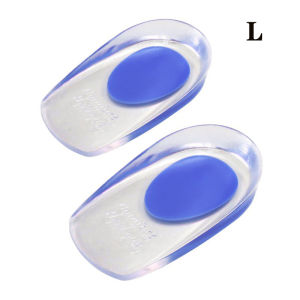 1 Pair Gel Heel Cups Plantar Fasciitis Inserts Silicone Heel Cup Pads for Relief Achilles Pain Bone Spur