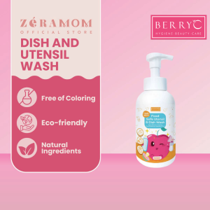 ZÉRA Mom - BerryC Skin Soothing Hand Wash | Gentle Antibacterial | Moisturizing | pH Balanced | Non-Drying Formula 500ml