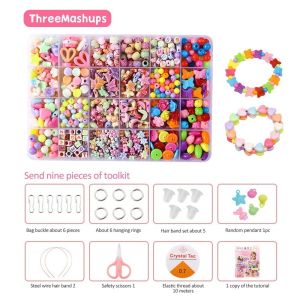 DIY Bracelet Kit Complete Set For Adult Girl Handmade DIY Bracelet Necklace Jewelry Puzzle Toy