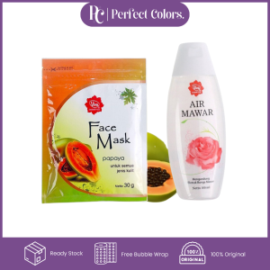 [NEW] VIVA Face Mask Pack Papaya Pepaya with Vit A C Enzim Papain & Salt Mineral 30 gr | Rose Water Air Mawar Bundle Packages Potato Deep Cleansing Exfoliating Anti Oxidant Cleanser Mask Face Moisturizing Whitening Brightening BPOM COD Bestseller
