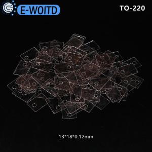 E-WOITD 100PCS TO-220 Mica Insulation Pad Heat Insulation To-220 Insulation Pads Silicone Mica Sheet Insulation