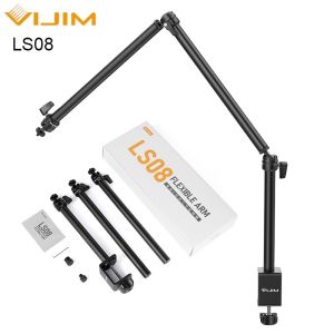 ULANZI VIJIM LS08 Desk Table Mount Flexible Boom Arm Stick Light Camera Microphone Mic Holder Bracket Stand for Live Stream Photography