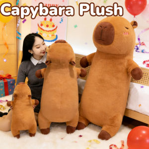 Capybara Plush Toy Cute Soft Stuffed Plushie Pillow for Kids & Baby Birthday Gift