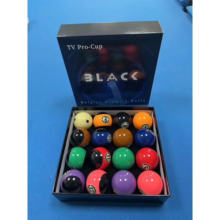 Bóng bida cao cấp dòng Black, Bóng bida, Bóng Black TV Pro- Cup. Bóng bàn bida lỗ