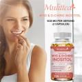 Mulittea Myo-Inositol & D-Chiro Inositol Capsules 120pcs Hormone Balance for Women Vitamin B8 to Regulate Menstrual Cycle & Support body Health Kapsul Myo-Inositol&D-Chiro Inositol| Keseimbangan Hormon Wanita| Mengatur Siklus Menstruasi & Kesehatan Tubuh. 