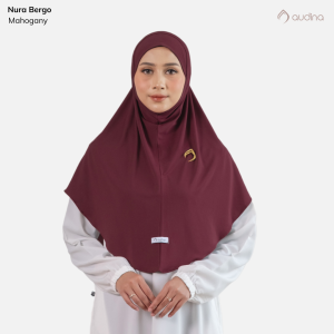 Audina Nura Bergo Instan Bahan Spandex Jersey Premium Ringan Dan Anti Kusut