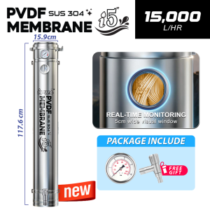 iPRO i5 Series PVDF Membrane 15000L/H - 0.01 Micron SUS304 Water Filter System ( With Installation KL & Selangor )