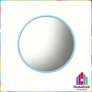 HB Selfie Travel Record Round Mirror Portable Handheld Selfie Photography Prop 1Pc