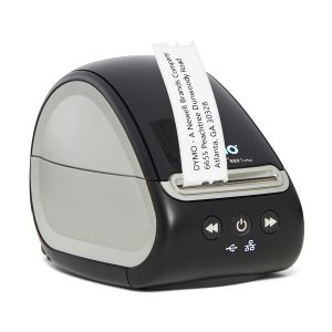 DYMO LabelWriter 550 Turbo Label Printer Label Maker with High-Speed Direct Thermal Printing Automatic Label Recognition Prints Variety of Label Types Through USB or LAN Network Connectivity