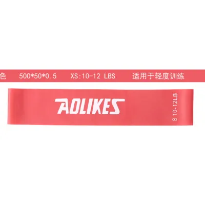 Bộ 6 Dây MiniBand Aolikes 3601 Đàn Hồi Kháng Lực Tập Mông Đùi Tay Vai Lưng Bụng Gym Yoga Thể Thao Thể Dục Tại Nhà Ngoài Trời Phòng Tập