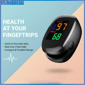 Health Monitor Fingertip Pulse Oximeter for Tracking Blood Oxygen Saturation & Heart Rate (SMH-01)