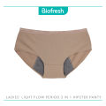 Biofresh Ladies Antimicrobial Light Flow Leak Proof Menstrual Hipster Period Panty 1 piece ULPHG0402. 
