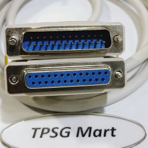 Cáp nối dài Com 25 dài 1.5m (DB25): 1 đầu Kim ra 1 đầu Lổ (Cable DB25M to DB25F)