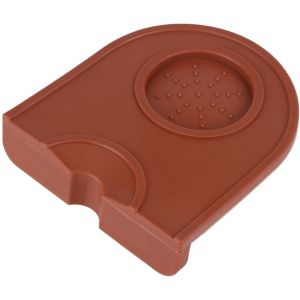 Kopi Espresso Tamper Mat Anti-slip Safe Corner Barista Coffee Tamping Mat Kopi Press Powder Mat Silicone Gel Coffee Tamper Mat Espresso Silicone Tamper Mat Silicone Tamping Pad untuk Alat Barista Rumah Dapur Bar Kedai Kopi