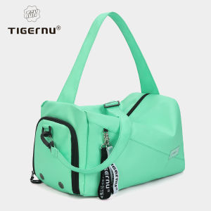 Tigernu 8890 Girl Sports Gym Bag FemaleTravel Duffel HandBags Fitness Bag With Shoes Compartment for Women Light Weight Shot Trip Bag