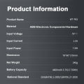 Jiditech Mini Fan Portable 4800mah Recchargeable Handheld Fan Wind Speed Power Display Powerful Cooling High Speed Electric Fan Long Battery Life Silent and Strong Wind Desktop Pocket Fan. 