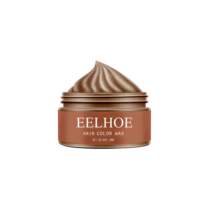 【Popular】Eelhoe Hair Color Wax Strong And Hold Unisex Hair Wax Black