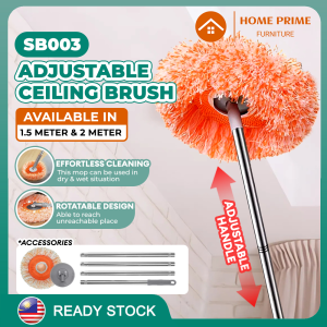 HP SB003 Extendable Adjustable Brush Ceiling Fan Duster Absorb Dust Removable Washable Long Superfine Fiber