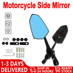 Motorcycle Side Mirror Anti-glare Adjustable Aluminum Alloy Rearview Mirror