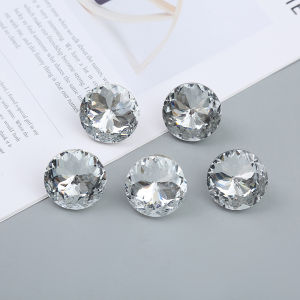 Salime 10pcs 20mm Rhinestone Buttons Fit for Sofa Headboards Furniture Bag Buckles DIY Decorative