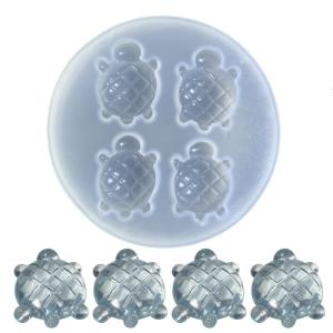 Dễ thương rùa hình khuôn silicon khuôn sô cô la Kẹo mềm DIY món bánh tráng miệng khuôn nhà bếp Baking vật liệu tự làm thủ công