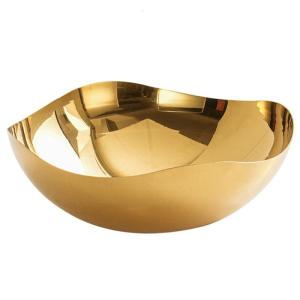 Kim loại bát đựng sa lát Bàn khay hiện đại Giỏ thép không gỉ bát lớn Tô đựng lâu dài