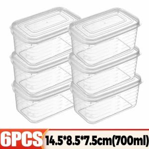10pcs tủ lạnh lưu trữ hộp tươi Rau Trái Cây lưu trữ container tủ lạnh hộp thực phẩm tươi hộp Crisper tổ chức