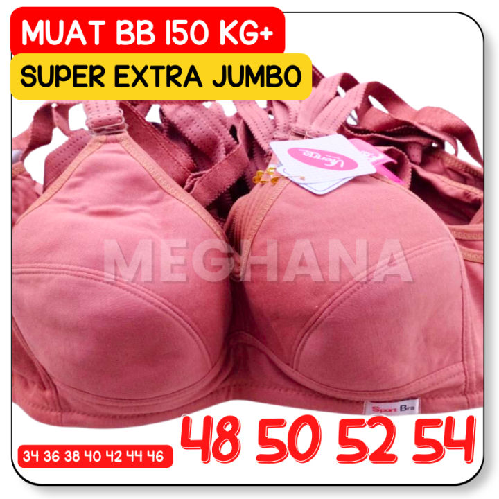 Bra Bh Super jumbo ukuran 44, 46 48 50 52 dan 54 tanpa busa