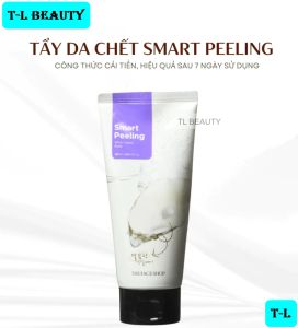 Tẩy tế bào chết làm trắng da mặt ng.ọc trai Hàn Quốc The Face Shop Smart Peeling White Jewel 120ml