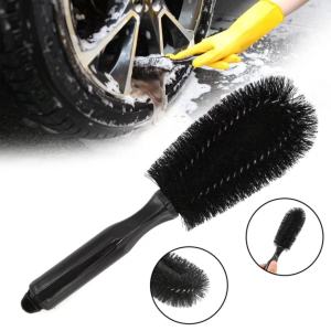 Soft Brush Car Wash Tire Tayar Brush Cleaner Vehicle Motorcycle Wheel Care Sport Rim Brush Washing Cleaning Tool Alat Cuci Kereta
