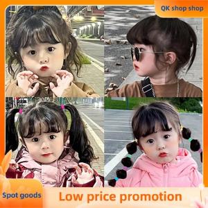 ✨QK shop✨ 100PCS Colorful Basic Nylon Ealstic Hair Band Kids Girls Ponytail Holder Ties Scrunchie Mini Headwear Rubber Bands Hair Rope