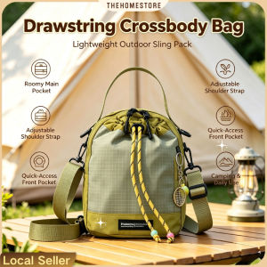 Sling Bag Waterproof Crossbody Bag Camping Climbing Dry Bag Outdoor Sports Nylon Water Bottle Bag