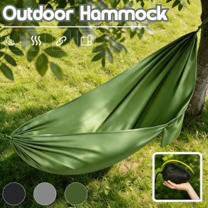 Single Double Hammock Matibay Lightweight Thick Widened Design Parachute Nylon Fabric Camping Hiking Indoor Outdoor