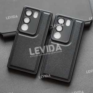 Luxury Case Leather Pro Kamera Black Vivo V29 5G Vivo Y17S