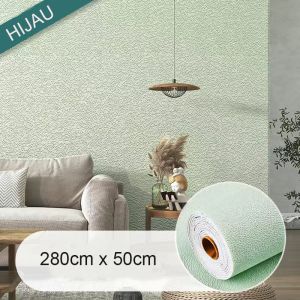 50CM*280CM Wallpaper Linen Roll | Wallpaper Dinding | Dekorasi Kamar | Sticker dinding 3D