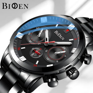 BIDEN Jam Tangan Pria Merek Original Jam Tangan Cowok Dewasa Terbaru Olahraga Kuarsa Jam Tangan Laki Jam Tangan Pria Stenlis Anti Air Ori