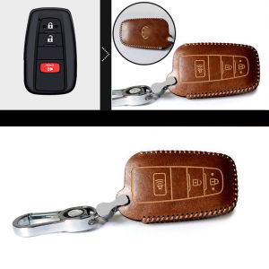 Car Key Cover For Toyota Altis camry Door opening key cover car ignition key Keychain Flip Key Set Jacket Remote Case