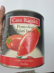 Cà Chua Trái Lột Vỏ Casa Rinaldi 2.55kg/hộp nhập khẩu Italia