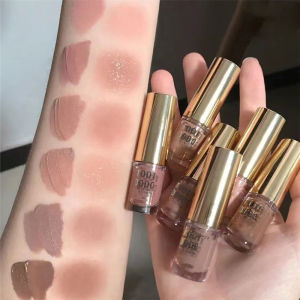 Matte Shimmer Liquid Eyeshadow Blush Dual Purpose Velvet Contour Silky Cream Long Lasting Blush Glitter Eyeshadow Pigment Makeup