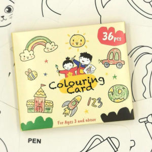 colouring card/children gift/reading card/flash card/kid gift