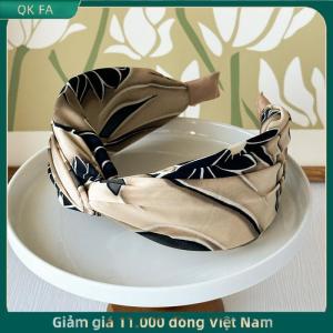 QK FA ✨ Cổ Điển Sơn Dầu Phong Cách Rộng Tie Dye Headband Thời Trang In Tóc Phụ Kiện Cho Phụ Nữ Thời Trang Dạo Phố