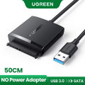 UGREEN SATA to USB 3.0 Adapter Cable with UASP SATA III to USB Converter for PS3/PS4 XBOX 2.5 3.5” Hard Drives Disk HDD and Solid State Drives SSD. 