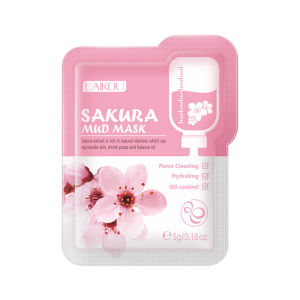 Japanese Mud Sakura Snail Seaweed Clean Seaweed Washing Oil-Control Anti-Ageing Skin Treatment Masker Fruit Sleeping
