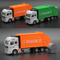 Mini 1/48 Garbage Truck Model with Trash Can Kids Children Toys Birthday Gift. 