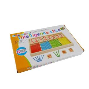 Mainan Edukasi Anak Wooden Mathematical Intelligence Stick: Belajar Berhitung Menyenangkan