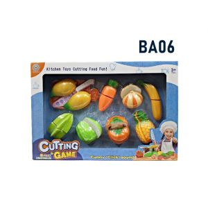 Cutting Play Food for Kids Kitchen Toys Food Cutting Fruits and Vegetables Pretend Play Set