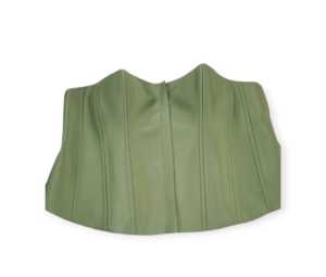 Kamisol Ala Kita Dalaman Khusus Kebaya 12-16 Tulang Resleting Depan Kualitas Butik Warna Sage