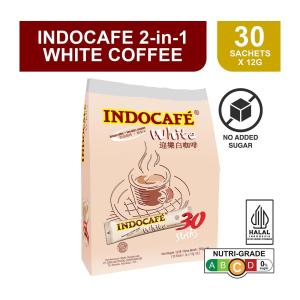 Indocafé 2 in 1 Instant White Coffee (30x12g)
