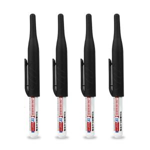 4 Pcs 32mm Long-Head Marker Pens Deep Reach Markers Long Nose Marker Pens Carpenter-Ink Marker for Furniture Decoration