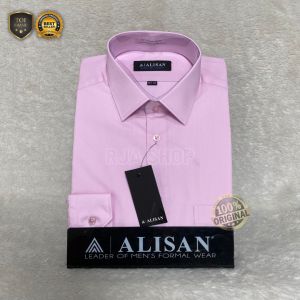 Kemeja Alisan Lengan Panjang Kemeja Formal Pria Alisan REGULAR Polos
